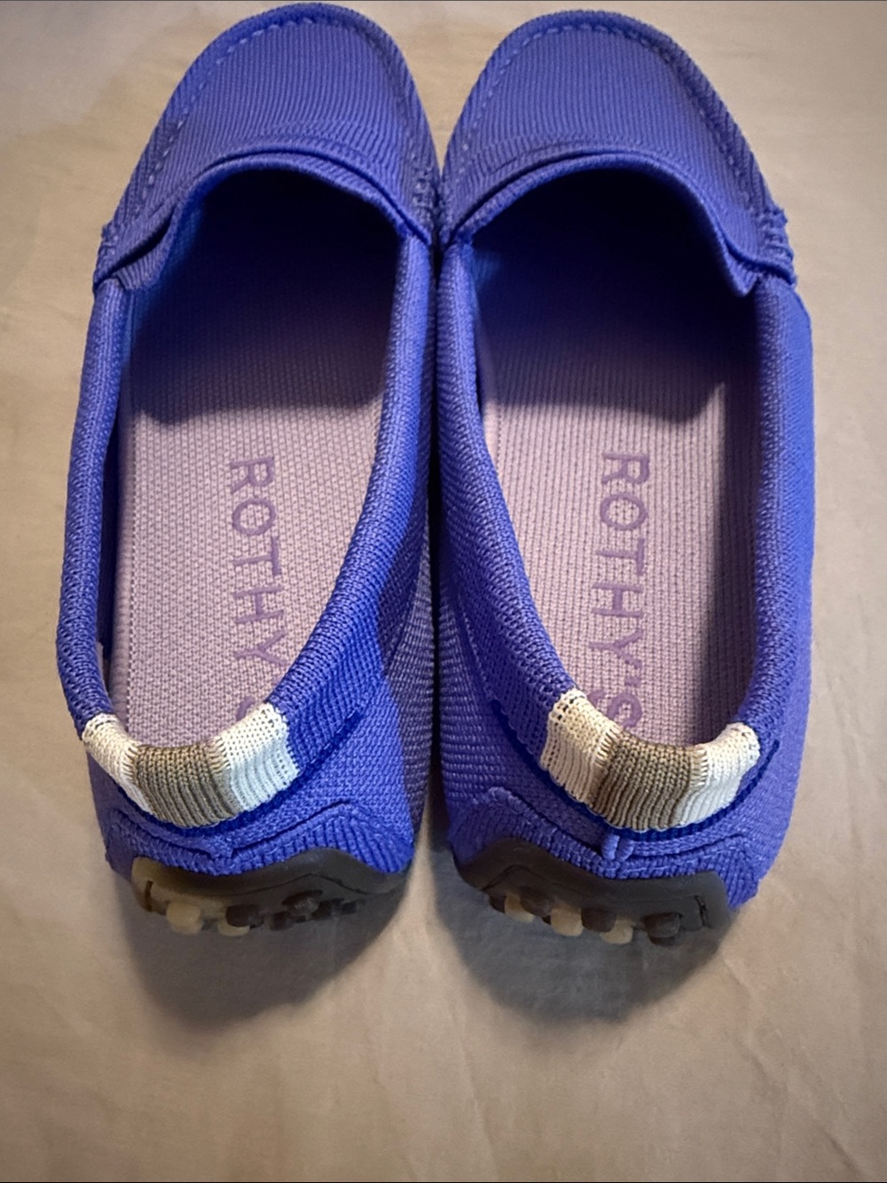 Rothy's Woman’s Periwinkle Drivers- Size 8.5 - Picture 3 of 6